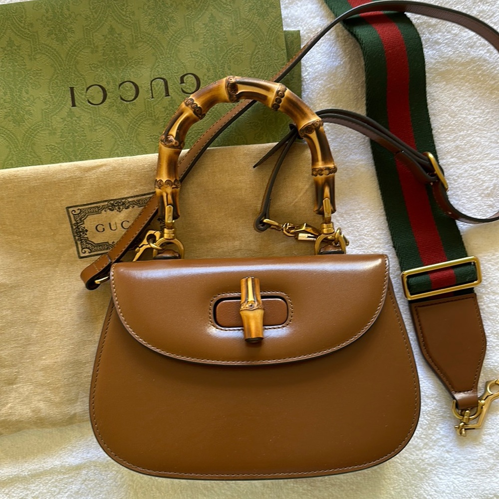 Gucci bamboo small bag